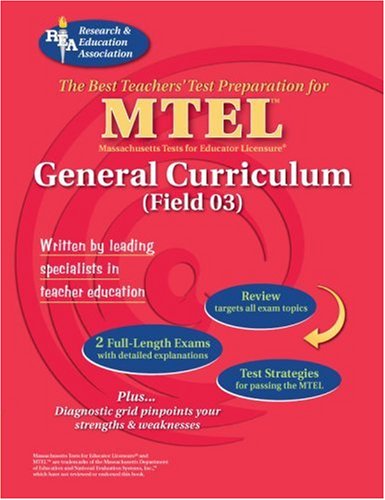 The Best Teachers Test Preparation For The MTEL General Curriculum: Field 03 - Click to Buy
