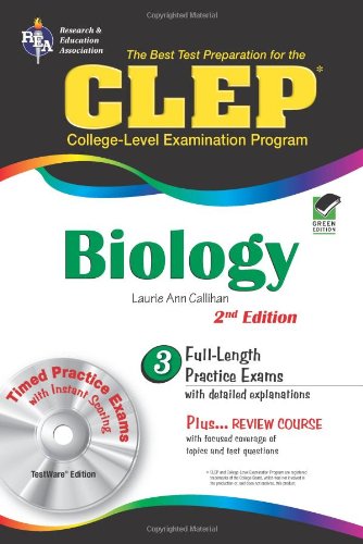 CLEP Biology w/ CD-ROM (CLEP Test Preparation) - Click to Buy