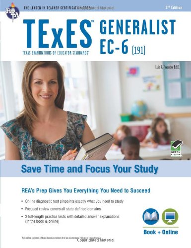 Texes Generalist Ec-6 191 W/ Online Practice Tests - Click to Buy