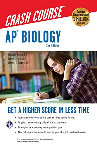 AP® Biology Crash Course, 2nd Ed., Book + Online: Get a Higher Score in Less Time (Advanced Placement (AP) Crash Course) - Click to Buy