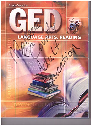GED: Language Arts, Reading (Steck-Vaughn Ged Series) - Click to Buy