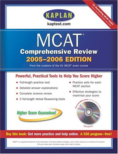 Kaplan MCAT Comprehensive Review with CD-ROM 2005-2006 - Click to Buy