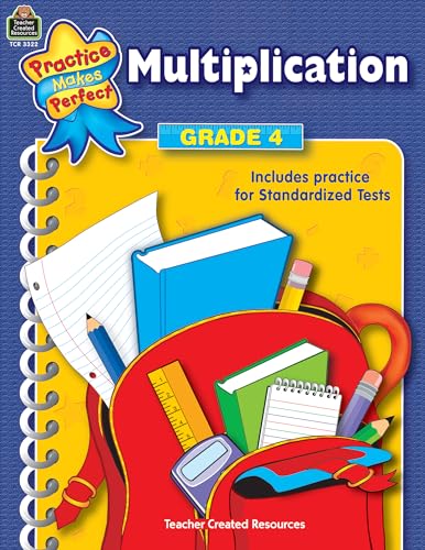 Multiplication Grade 4: Multiplication Grade 4 (Practice Makes Perfect (Teacher Created Materials)) - Click to Buy