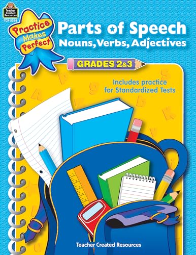 Parts of Speech Grades 2-3: Nouns, Verbs, Adjectives : Grades 2-3 (Language Arts) - Click to Buy