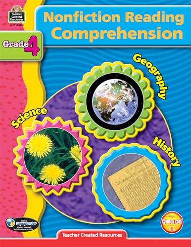 Nonfiction Reading Comprehension Grade 4: Grade 4 : Geography, Science, History - Click to Buy
