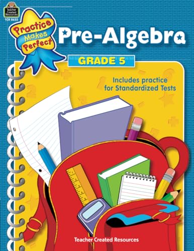 Pre-Algebra Grade 5: Pre-algebra Grade 5 - Click to Buy
