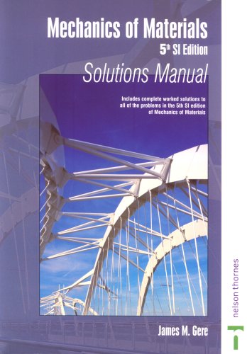 Mechanics of Materials - 5th SI Ed - Solutions Manual NO US RIGHTS