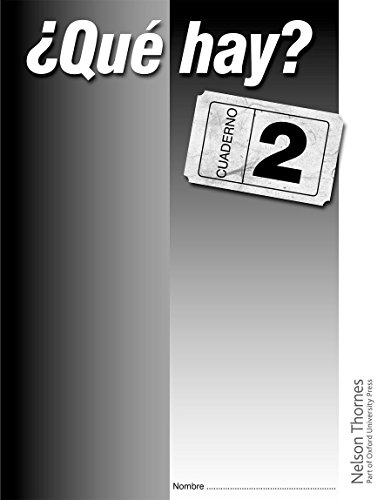 ?Que Hay? Cuaderno 2 - Click to Buy