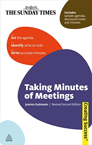 Taking Minutes of Meetings (Creating Success, 55) - Click to Buy