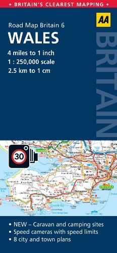 Wales (AA Road Map Britain Series) - Click to Buy