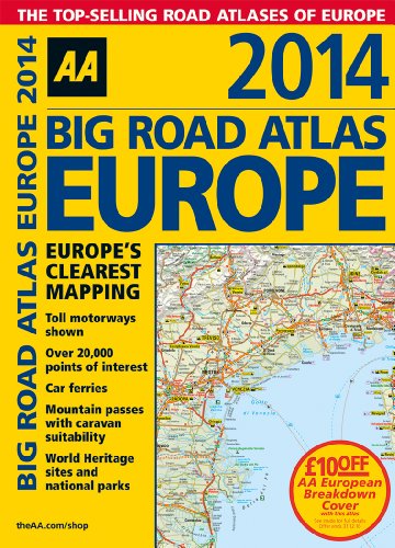Big Road Atlas Europe 2014 - Click to Buy