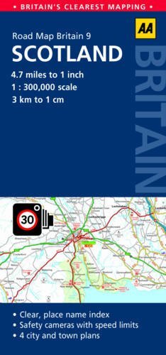 Scotland Road Map (Aa Road Map Britain) - Click to Buy