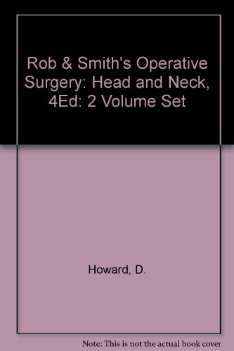 Rob & Smith's Operative Surgery: Head and Neck, 4Ed: 2 Volume Set (Rob & Smith's Operative Surgery Series) - Click to Buy