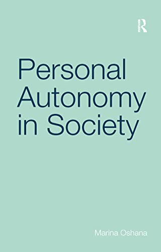 Personal Autonomy in Society - Click to Buy