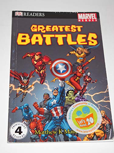 DK Readers L4: Marvel Heroes: Greatest Battles - Click to Buy