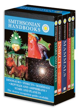 Smithsonian Handbooks Boxed Set: Dinosaurs, Insects, Mammals, Reptiles and Amphibians, Stars and Planets - Click to Buy