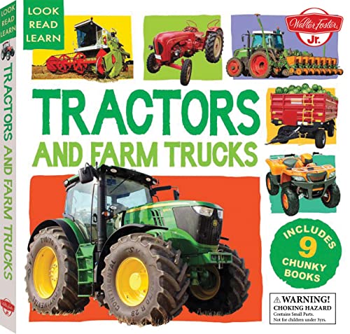 Tractors and Farm Trucks: Includes 9 Chunky Books - Click to Buy