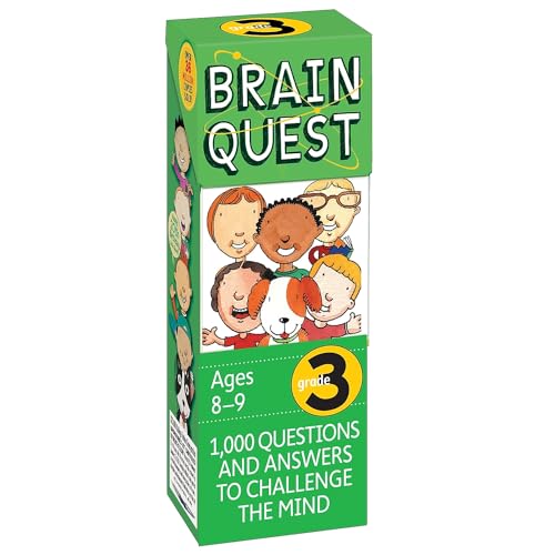 Brain Quest 3rd Grade Q&A Cards: 1000 Questions and Answers to Challenge the Mind. Curriculum-based! Teacher-approved! (Brain Quest Smart Cards) - Click to Buy