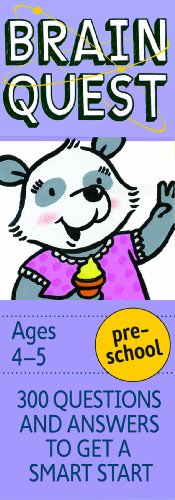 Brain Quest Preschool Q&A Cards: 300 Questions and Answers to Get a Smart Start. Curriculum-based! Teacher-approved! (Brain Quest Smart Cards) - Click to Buy