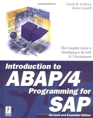 Introduction to ABAP/4 Programming for SAP - Click to Buy