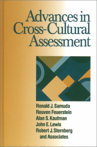 Advances in Cross-Cultural Assessment - Click to Buy
