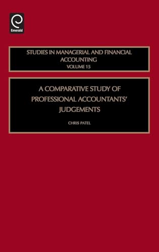 Comparative Study of Professional Accountants Judgements - Click to Buy