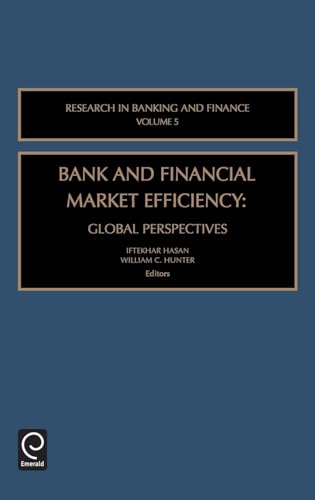 Bank and Financial Market Efficiency: Global Perspectives - Click to Buy