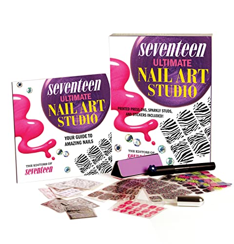 Seventeen: Ultimate Nail Art Studio: Printed Press-ons, Sparkly Studs, and Stickers Included! - Click to Buy