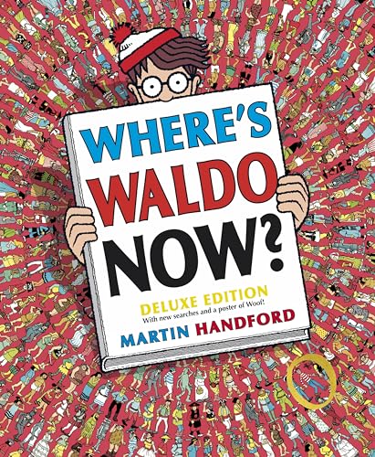 Where's Waldo Now?: Deluxe Edition with New Searches and a Poster of Woof! (A Hidden Object Activity Book with Search & Find Puzzles and Spot-the-Difference Game - a Perfect Gift) - Click to Buy