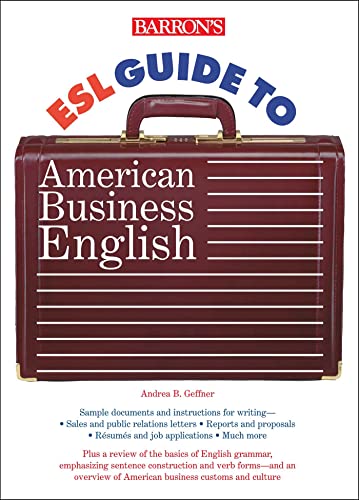 ESL Guide to American Business English (Barron's ESL Proficiency) - Click to Buy