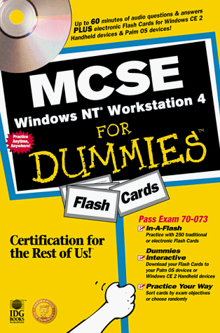 MCSE Windows NT Workstation 4 For Dummies Flash Cards - Click to Buy