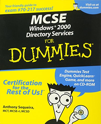 MCSE Windows 2000 Directory Services For Dummies - Click to Buy