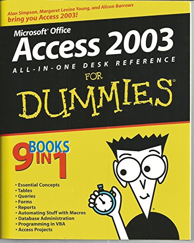Access 2003 All-in-One Desk Reference For Dummies