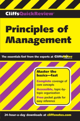 Cliffs Quick Review Principles of Management - Click to Buy