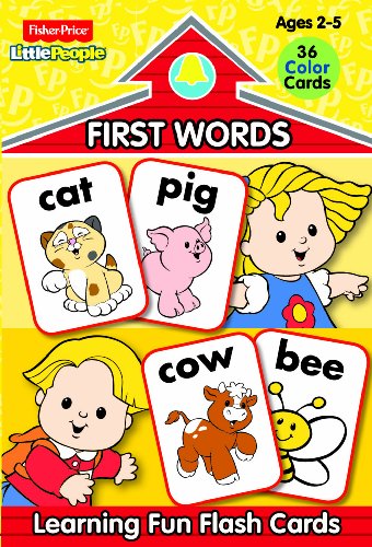 Fisher Price Little People Preschool Flash Cards-First Words by Modern Publishing (2012) Paperback - Click to Buy