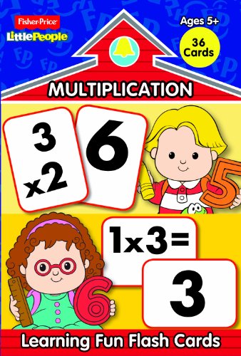 Fisher Price Little People Math Flash Cards-Multiplication - Click to Buy