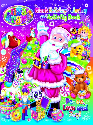 Lisa Frank Peace, Love, and Joy Holiday Giant Coloring and Activity Book - Click to Buy