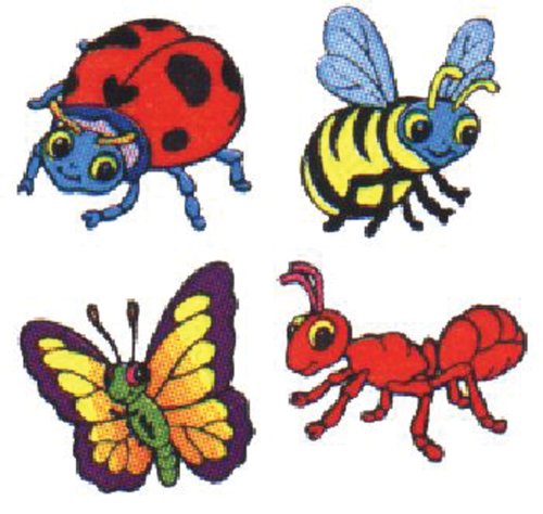 Bugs Little Chart Stickers - Click to Buy