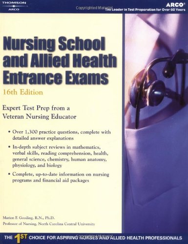 Nursing School and Allied Health Entrance Exams (Academic Test Preparation Series) - Click to Buy