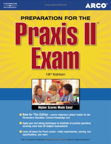 Prep for PRAXIS: PRAXIS II, 18th edition - Click to Buy