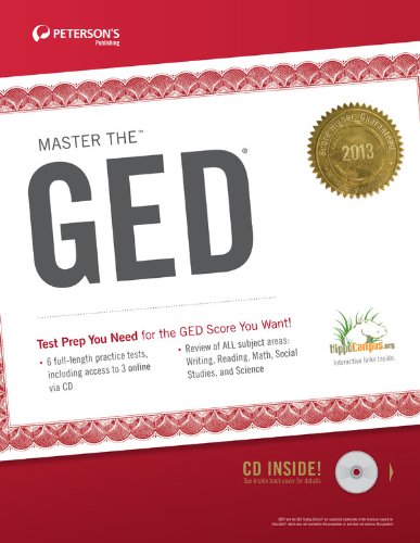 Master the GED 2013 (w/CD) - Click to Buy