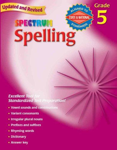 Spectrum Spelling, Grade 5 - Click to Buy