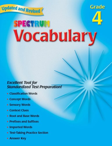 Spectrum Vocabulary: Grade 4 - Click to Buy