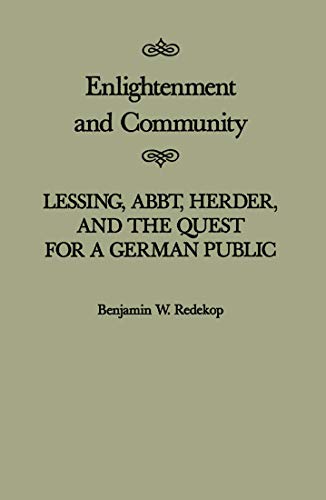 Enlightenment and Community (MCGILL-QUEEN'S STUDIES IN THE HISTORY OF IDEAS, Band 28) - Click to Buy