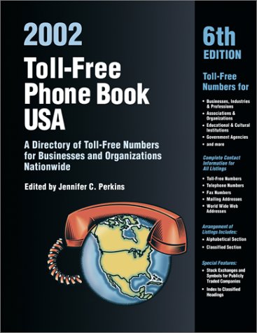 Toll-Free Phone Book USA 2002: A Directory of Toll-Free Telephone Numbers for Businesses and Organizations Nationwide - Click to Buy