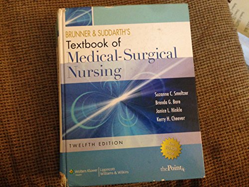Brunner and Suddarth's Textbook of Medical Surgical Nursing, 12th Edition - Click to Buy