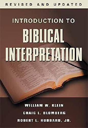 Introduction To Biblical Interpretation - Click to Buy