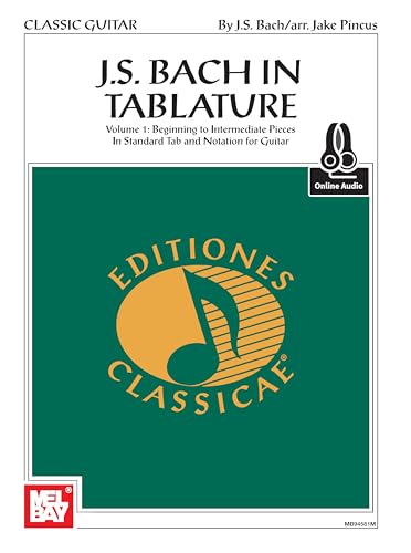 J. S. Bach in Tablature: For Guitar (Editiones Classicae) - Click to Buy