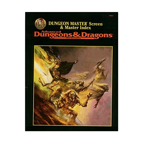 Dungeon Master Screen & Master Index (Advanced Dungeons & Dragons, 2nd Edition, Revised) - Click to Buy