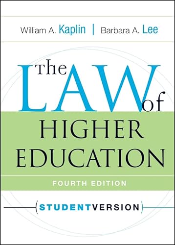 The Law of Higher Education - Click to Buy